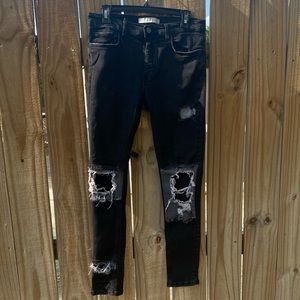 Zara Man, men’s black jeans